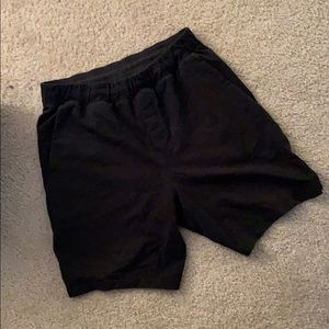 Black Lululemon Sweat Short